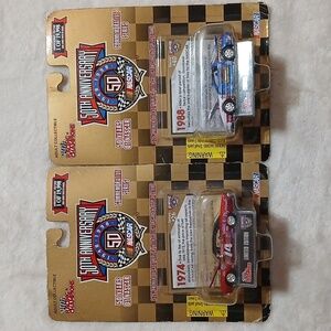 Racing Champions 50th Anniversary 2 Collectible 3.25" Toy Cars